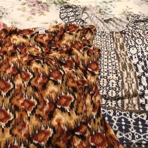 — Liz Claiborne — Set of 2 Fall / Autumn Tops 
